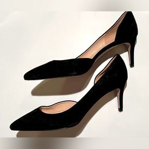 J Crew black heels, size 9 1/2, excellent condition